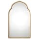 preview thumbnail 1 of 1, Uttermost Kenitra Gold Arch Decorative Wall Mirror - Antique Silver - 24x40x1.125