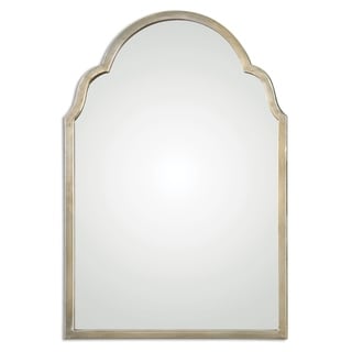 Uttermost Brayden Petite Silver Arch Decorative Wall Mirror - Champagne/Silver - 20.125x30.125x1.125