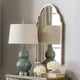 preview thumbnail 2 of 1, Uttermost Brayden Petite Silver Arch Decorative Wall Mirror - Champagne/Silver - 20.125x30.125x1.125