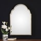 preview thumbnail 3 of 1, Uttermost Brayden Petite Silver Arch Decorative Wall Mirror - Champagne/Silver - 20.125x30.125x1.125