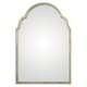 preview thumbnail 1 of 1, Uttermost Brayden Petite Silver Arch Decorative Wall Mirror - Champagne/Silver - 20.125x30.125x1.125