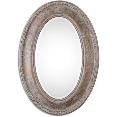 Uttermost Cibiana Oval Metal Decorative Wall Mirror