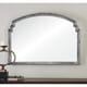 preview thumbnail 2 of 0, Uttermost Via Della Silver Decorative Wall Mirror - Antique Silver - 41.875x29.25x1.25
