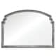 preview thumbnail 1 of 0, Uttermost Via Della Silver Decorative Wall Mirror - Antique Silver - 41.875x29.25x1.25