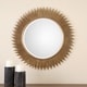 preview thumbnail 2 of 0, Uttermost Marlo Round Gold Mirror - Antique Silver - 36x36x1.25