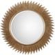 preview thumbnail 1 of 0, Uttermost Marlo Round Gold Mirror - Antique Silver - 36x36x1.25