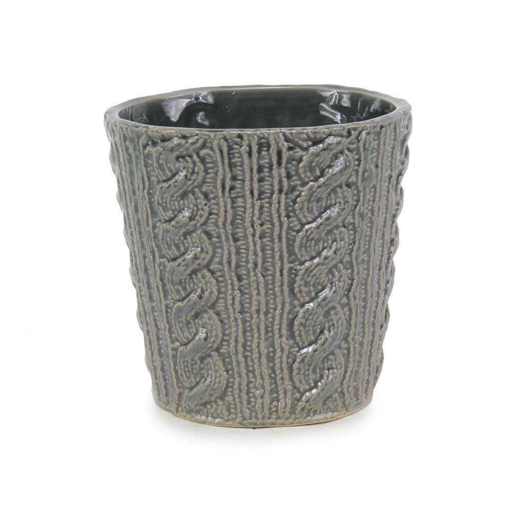 5.91-inch x 5.91-inch x 5.91-inch Ceramic Pot Round