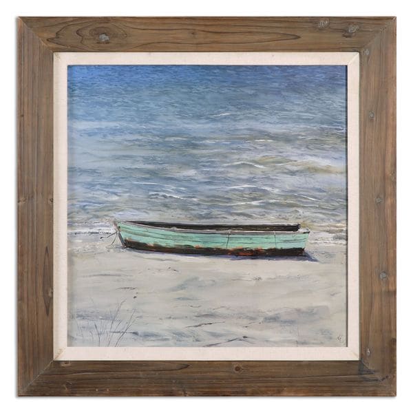 Shop Uttermost Grace Feyock 'Das Boot' Framed Canvas Nautical Wall Art