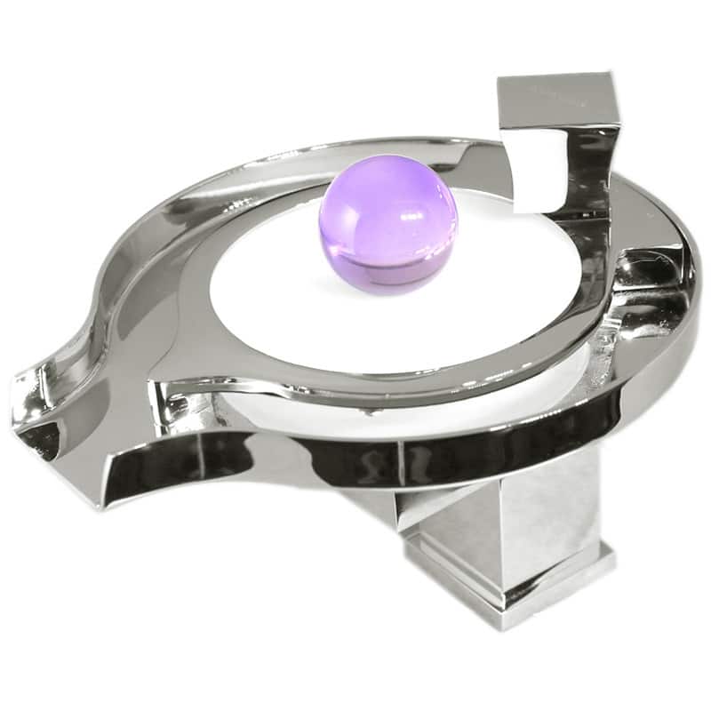 Kokols LED Chrome Waterfall Vessel Sink Basin Tap Faucet