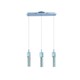 preview thumbnail 2 of 4, ChromeThree-light LED Fizz III-Linear Pendant