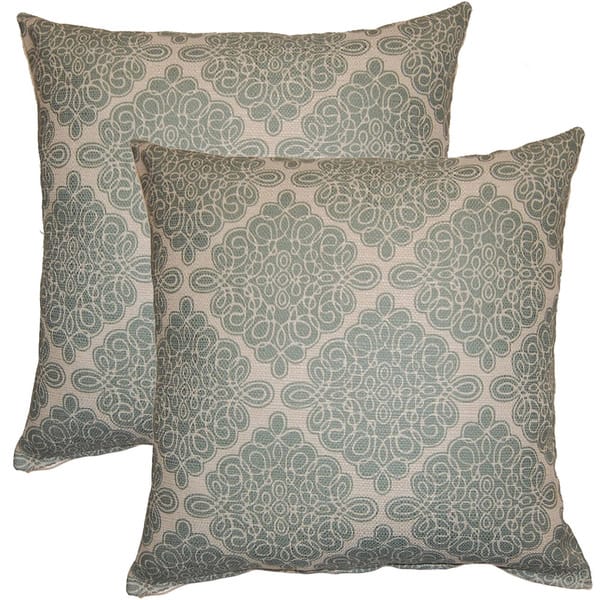 Harlow Seafoam 17inch Throw Pillows (Set of 2) Overstock 9730729