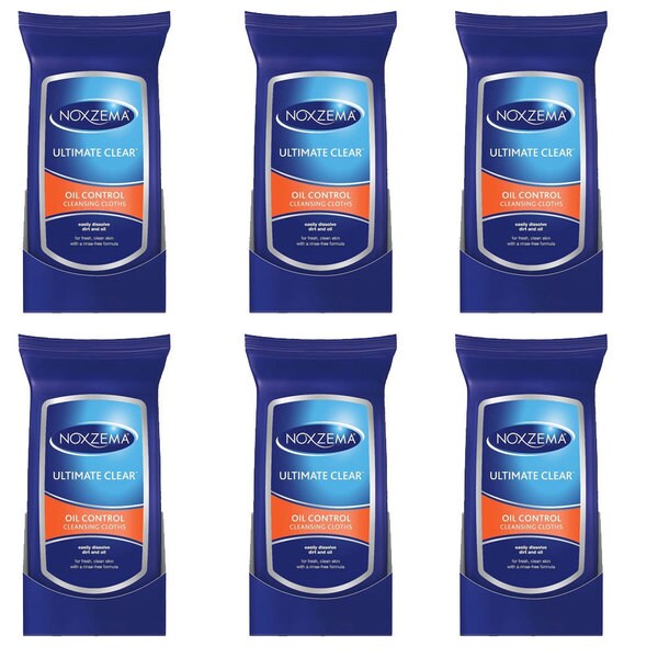 Shop Noxzema Clean Moisture Makeup Removal Cloths 25 Count (Pack of 6