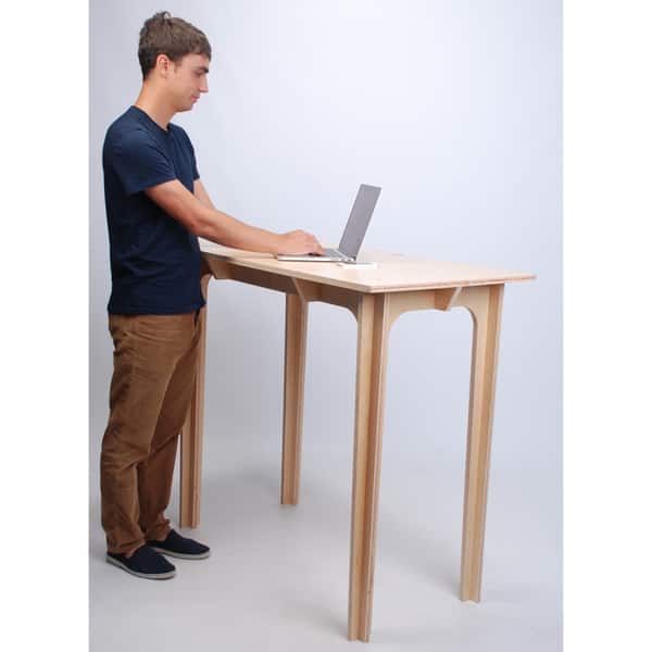 Natural 40inch Standing Desk Bed Bath & Beyond 9731033