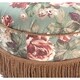 preview thumbnail 33 of 90, Yolanda Performance Fabric 25" Tufted Round Footstool Ottoman with Rope Fringe