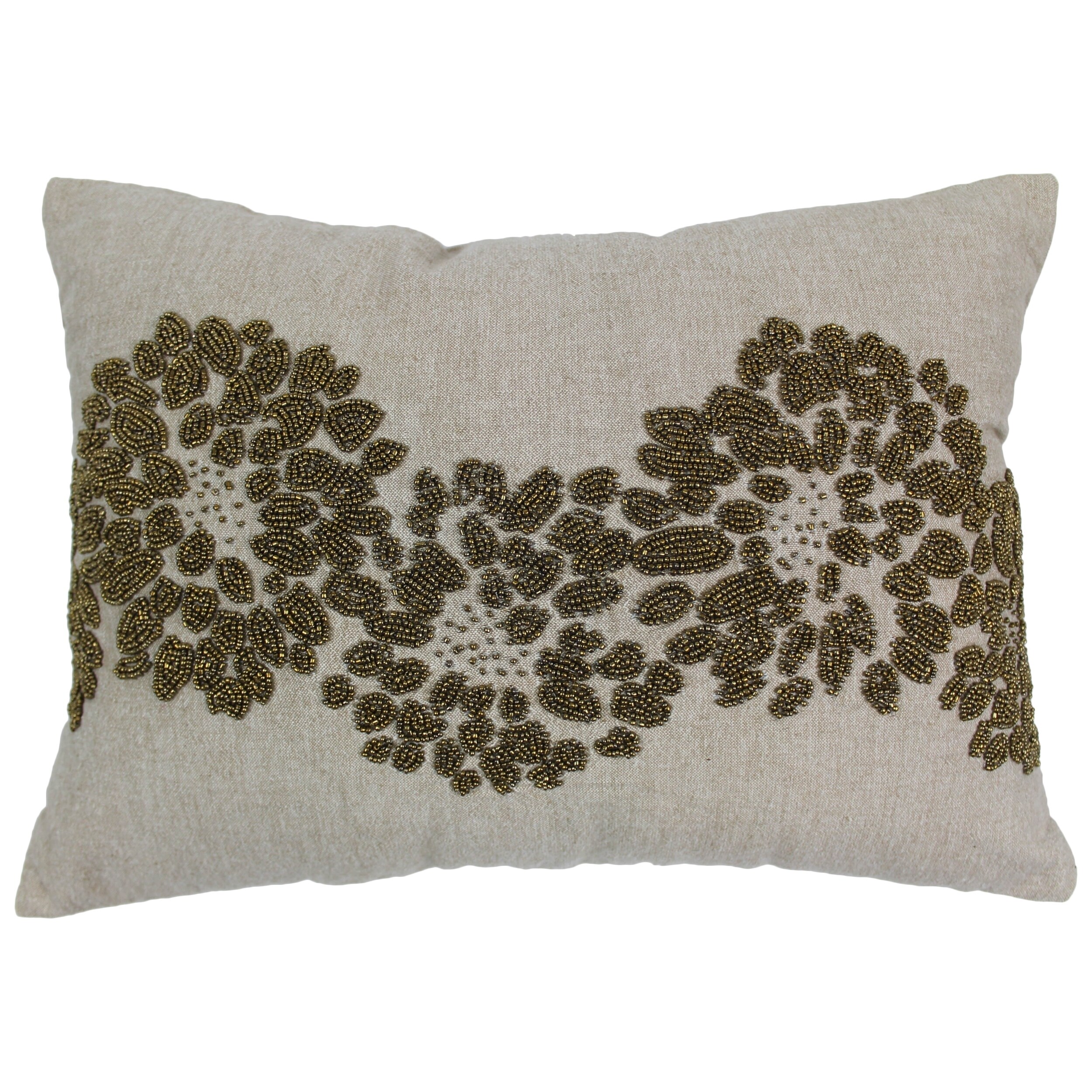 beaded accent pillows