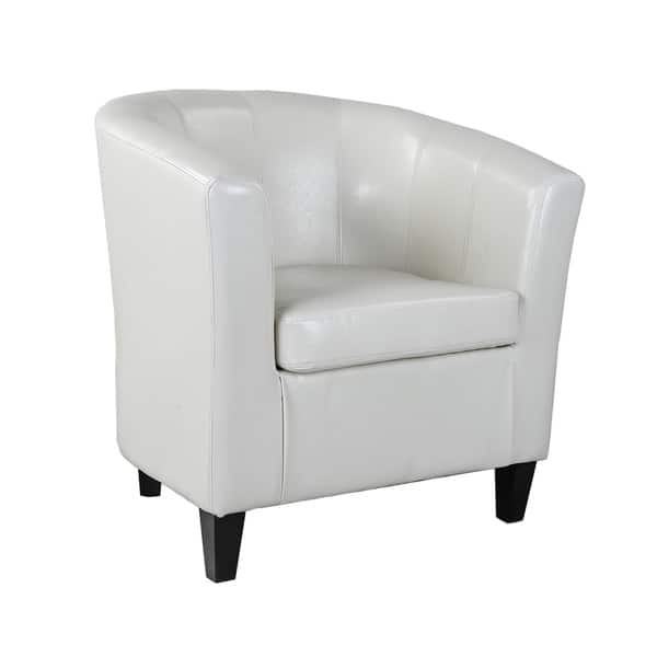 Copper Grove Arisaig Leather Tub Chair Overstock 20528531