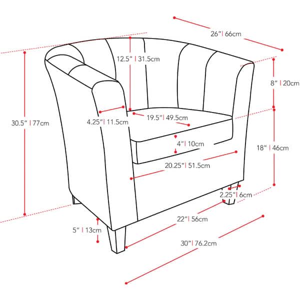 Copper Grove Arisaig Leather Tub Chair Bed Bath & Beyond 20528531