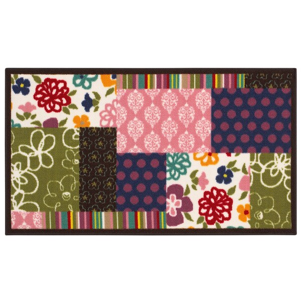 Novelty Youth Loop-pile Multi Rug (4'4 x 6'9) - 4'4" X 6'9"