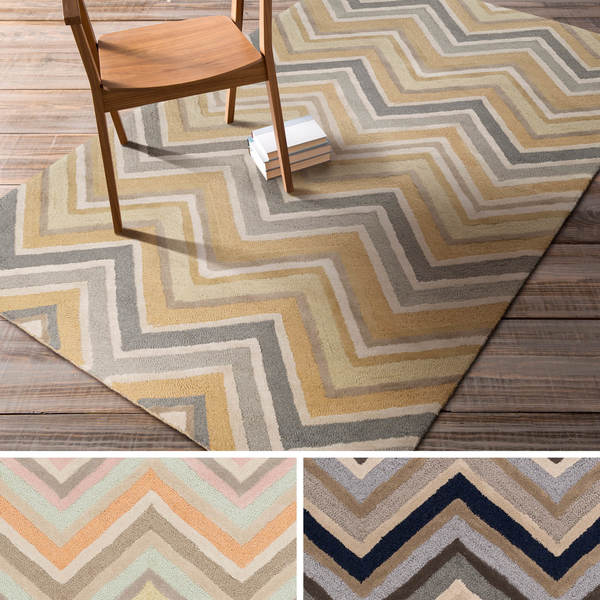 Hand-Tufted Christopher Contemporary Wool Area Rug