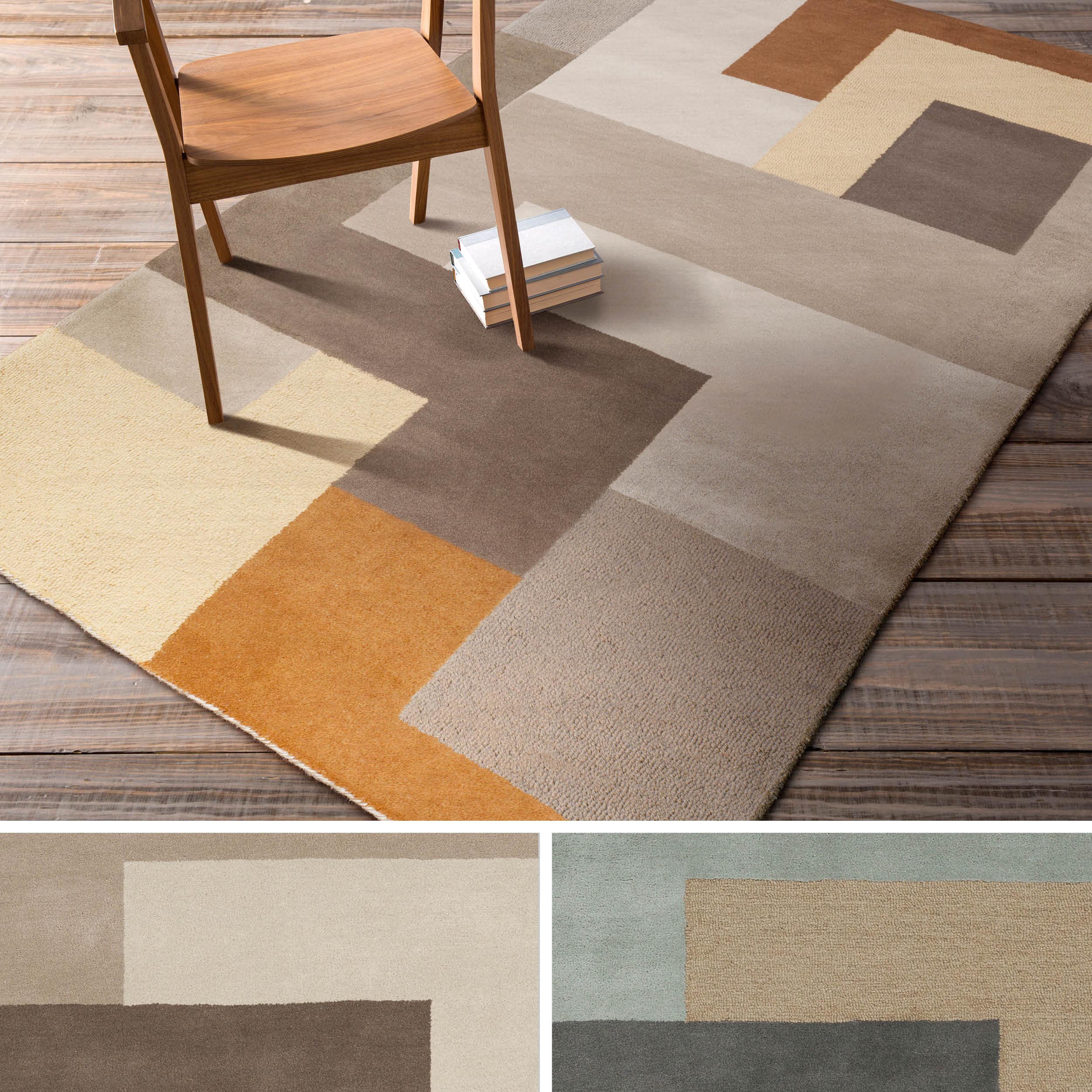 Hand Tufted Danelli Contemporary Wool Area Rug Hand Tufted Danelli Contemporary Wool Area Rug