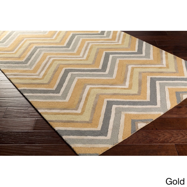 Hand-Tufted Christopher Contemporary Wool Area Rug