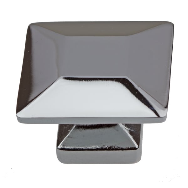 GlideRite 1.375 inch Polished Chrome Square Cabinet Knobs   16910426