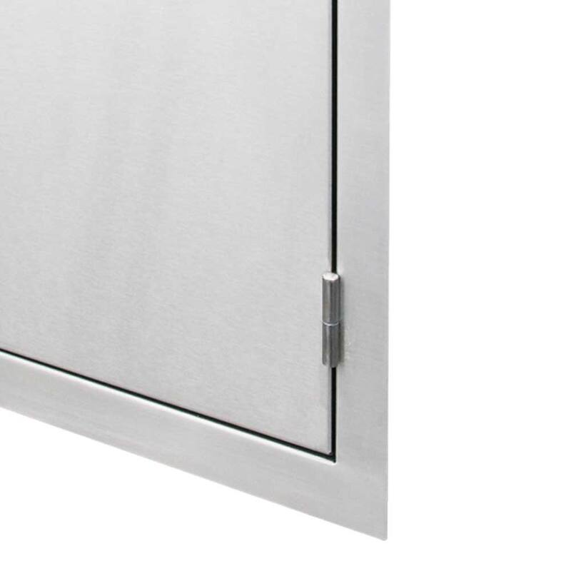 Cal Flame Outdoor Kitchen 18 in. Stainless Steel Vertical Storage Door