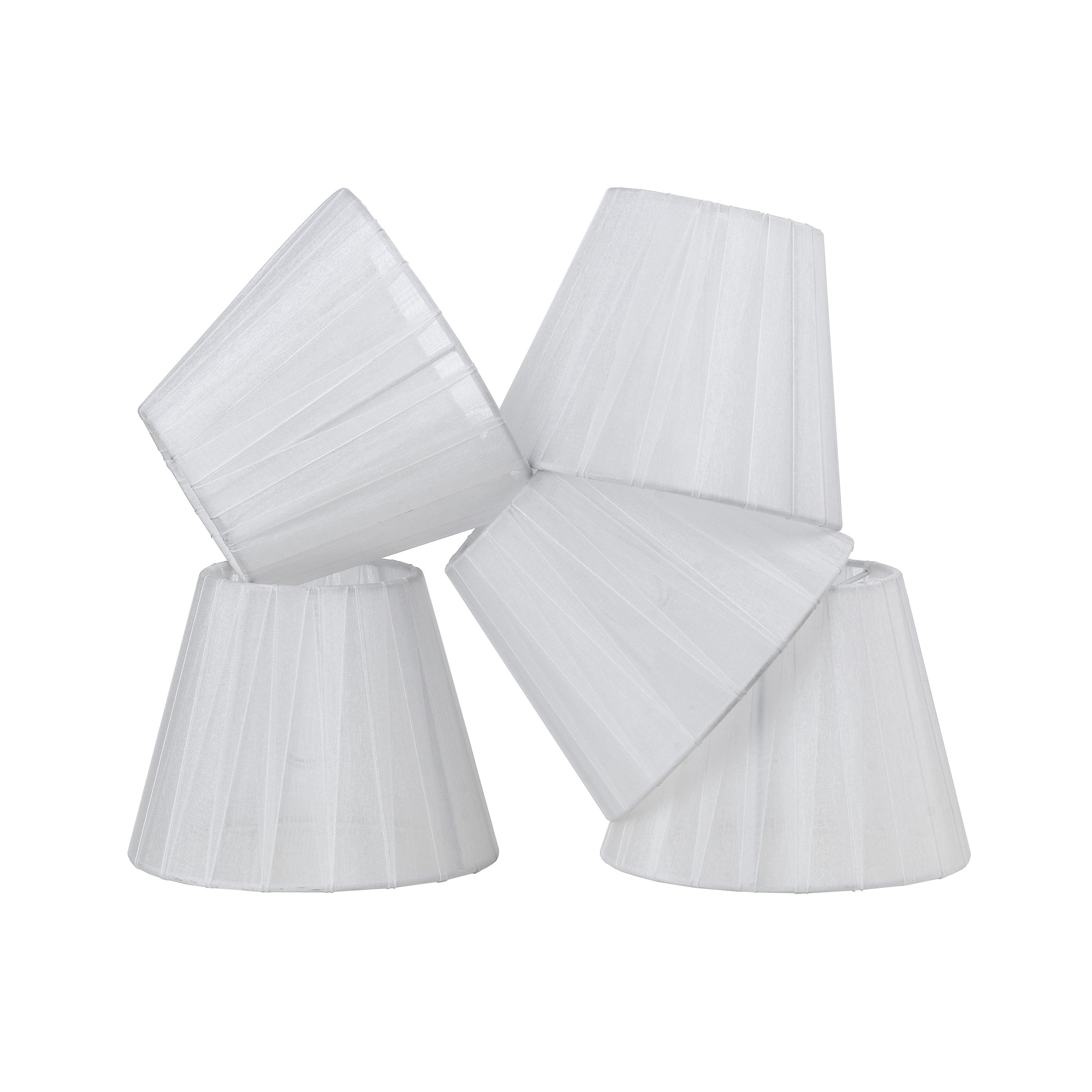 white ribbon lampshade