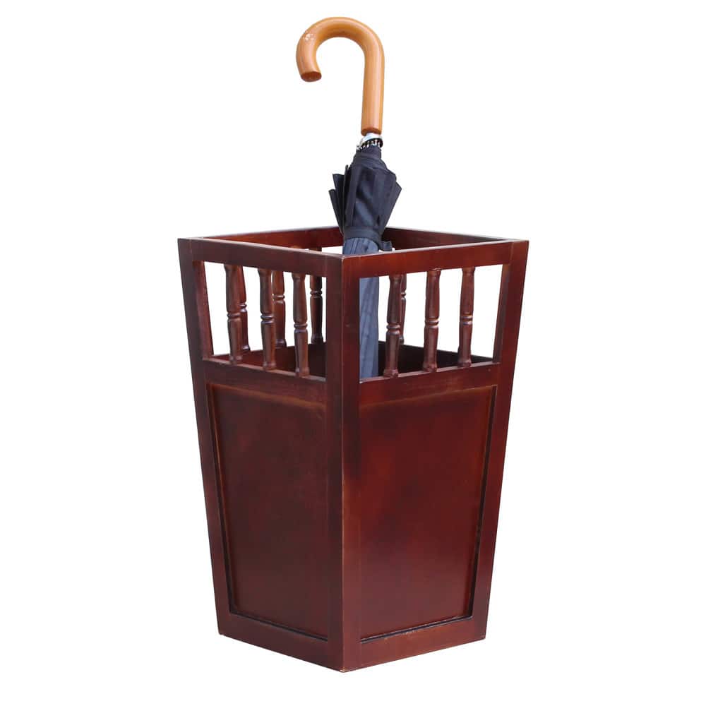 Roman Wood Umbrella Holder