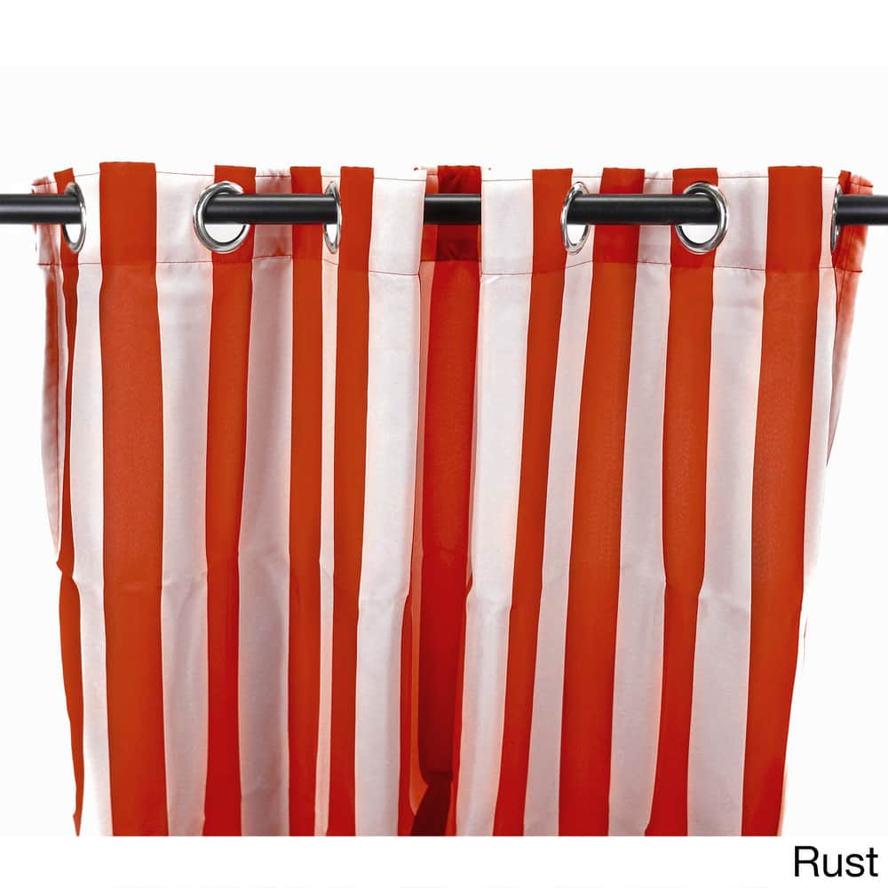 54" x 84" Grommet Semi-Sheer Outdoor Curtain Panel