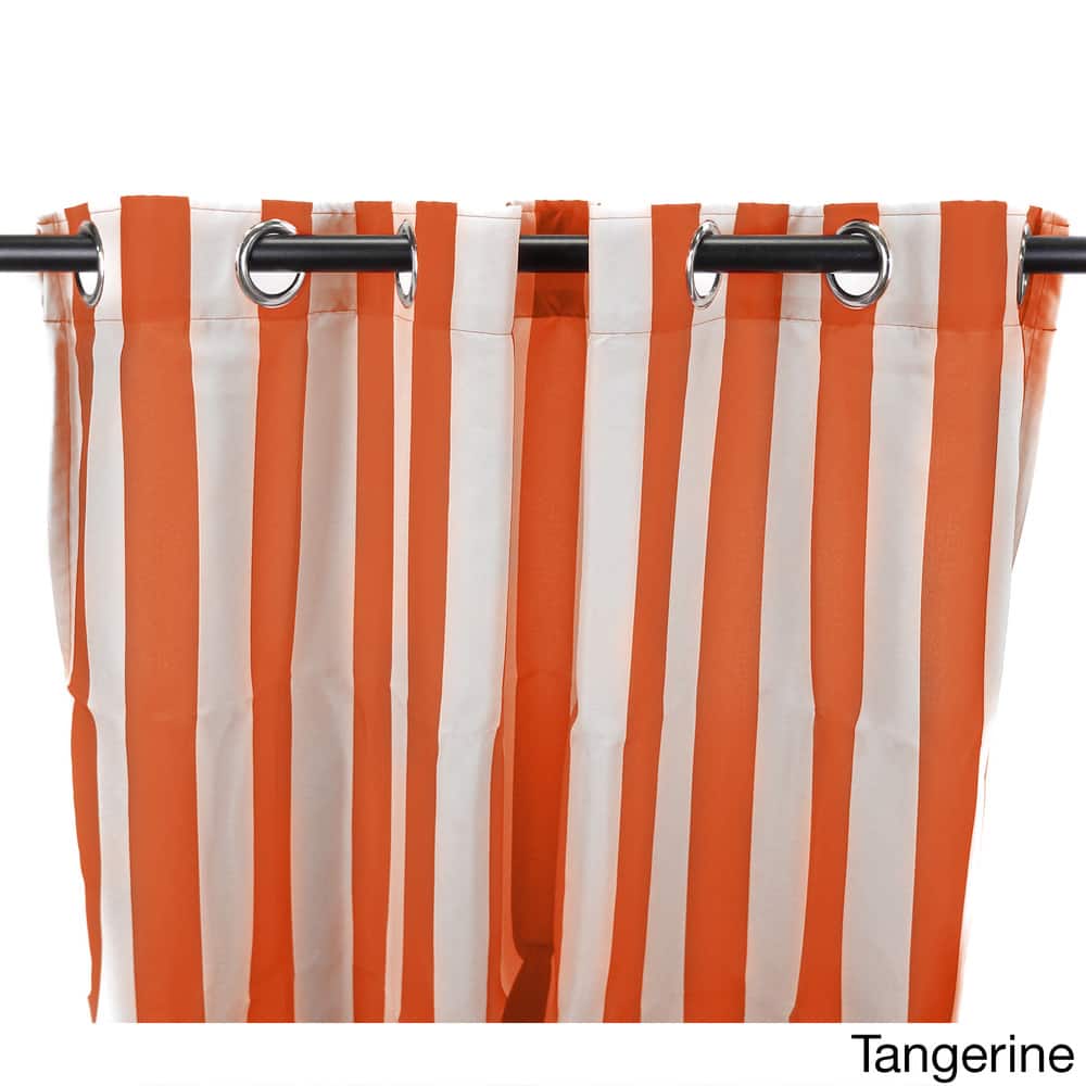 54" x 84" Grommet Semi-Sheer Outdoor Curtain Panel