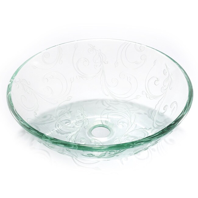 Shop Legion Furniture Vine and Leaf Sink Bowl Free Shipping Today