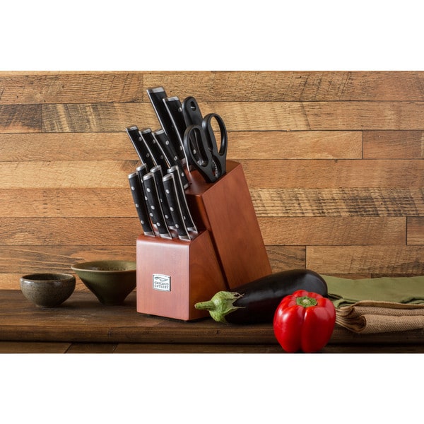 Chicago Cutlery Damen 14-piece Block Set - Brown