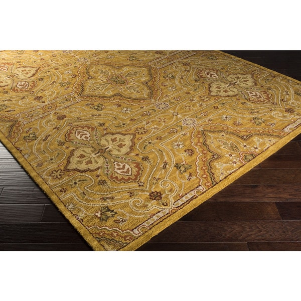 Hand-Tufted Leithen Traditional Wool Area Rug (8' x 10')