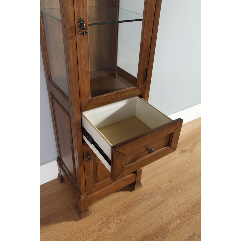James Martin Vanities Brookfield Linen Cabinet, Country Oak - 20.5 W x  16.3 D x 65 H - Bed Bath & Beyond - 9740184