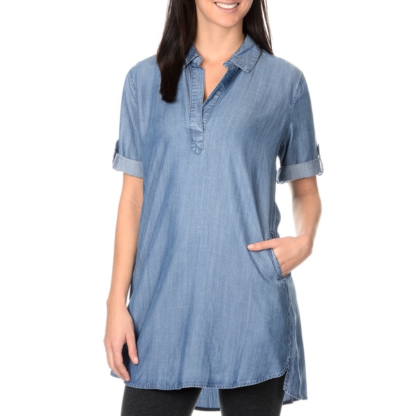 Chelsea & Theodore Chambray Shirt Dress   16914431  