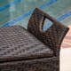 Shop Wing Outdoor Wicker Storage Bench by Christopher Knight Home