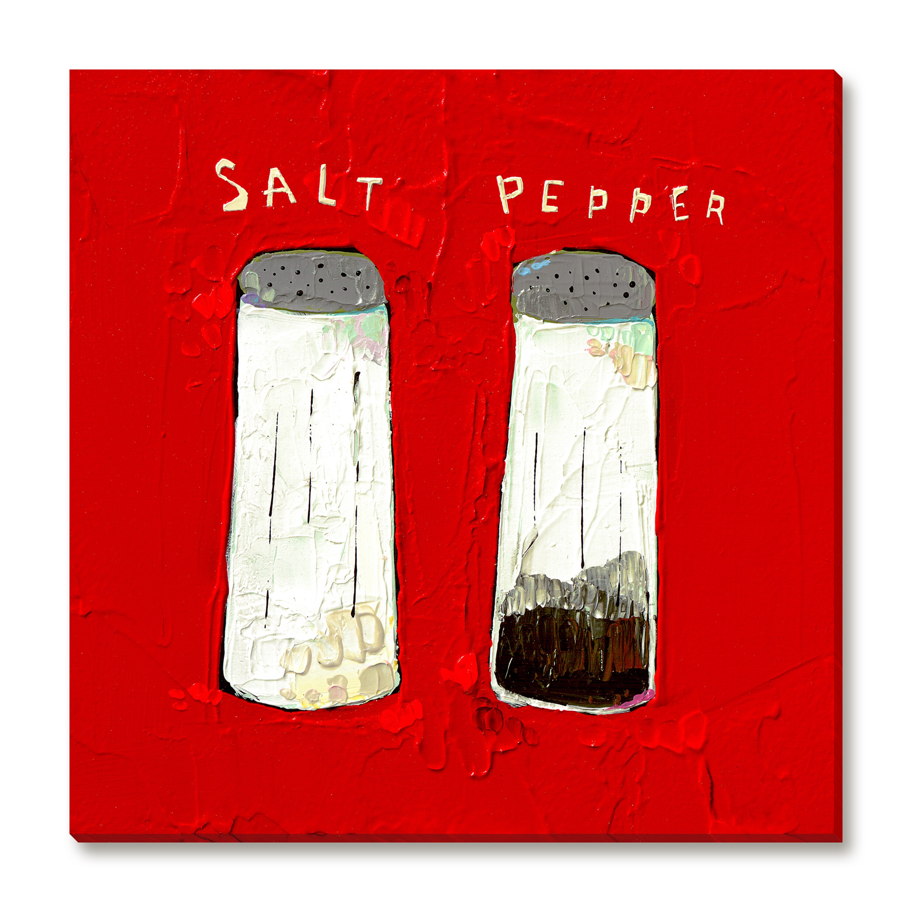 Salt and Pepper Shakers, Signed Art Prints, Canvas Gallery Wrap