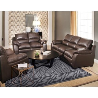 Top Product Reviews For Abbyson Monarch 3 Piece Grain Leather Piece Top Grain Leather