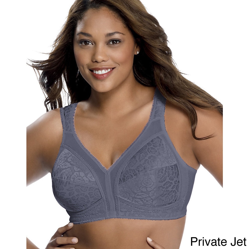 New Playtex 18 Hour Wirefree Bra 4693 Shoulder Comfort Full Coverage Enchanted