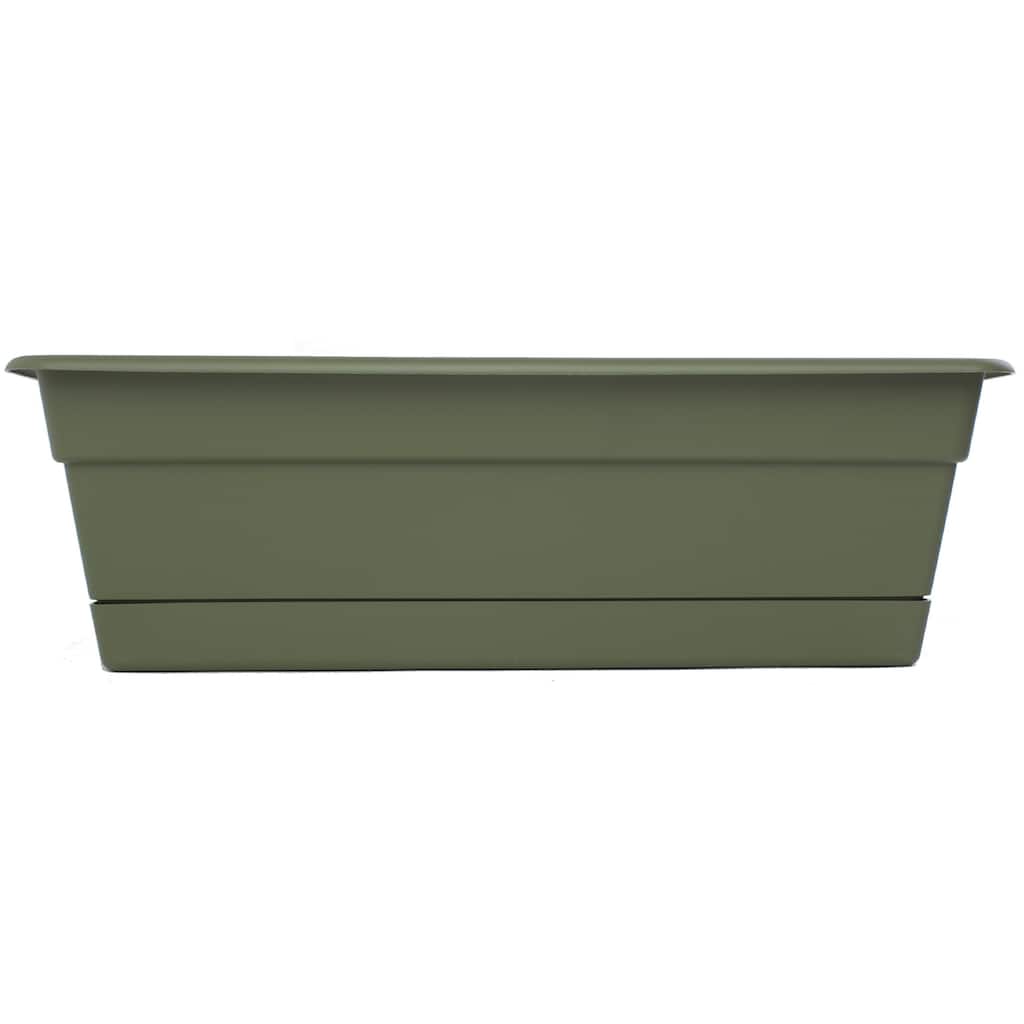 Bloem Dura Cotta Window Box Living Green Planter (Pack of 12)