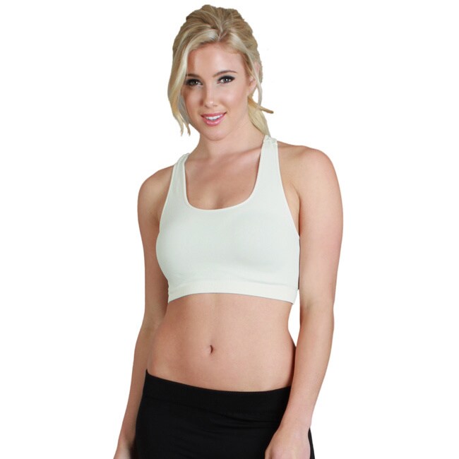 seamless racerback bra