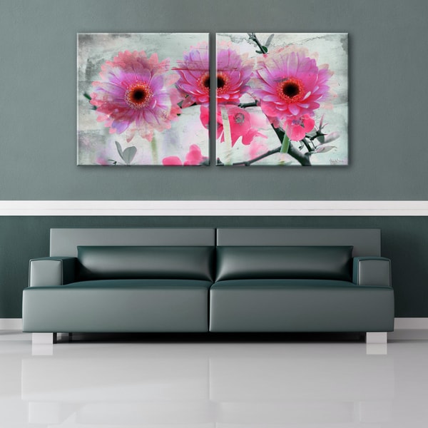 Ready2hangart Alexis Bueno Painted Petals XLVI 2 piece Canvas Wall