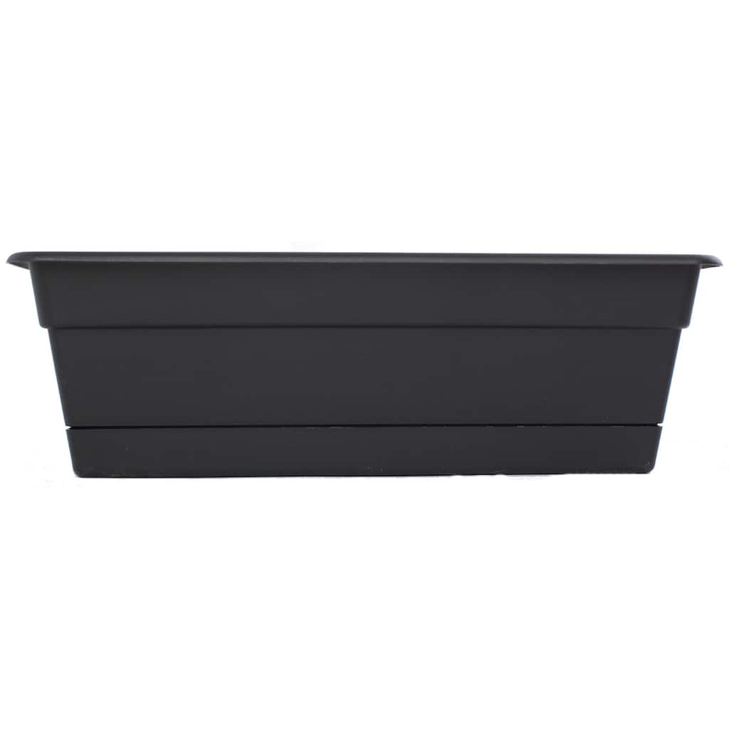 Bloem Dura Cotta Black Window Box Planter (Pack of 6)