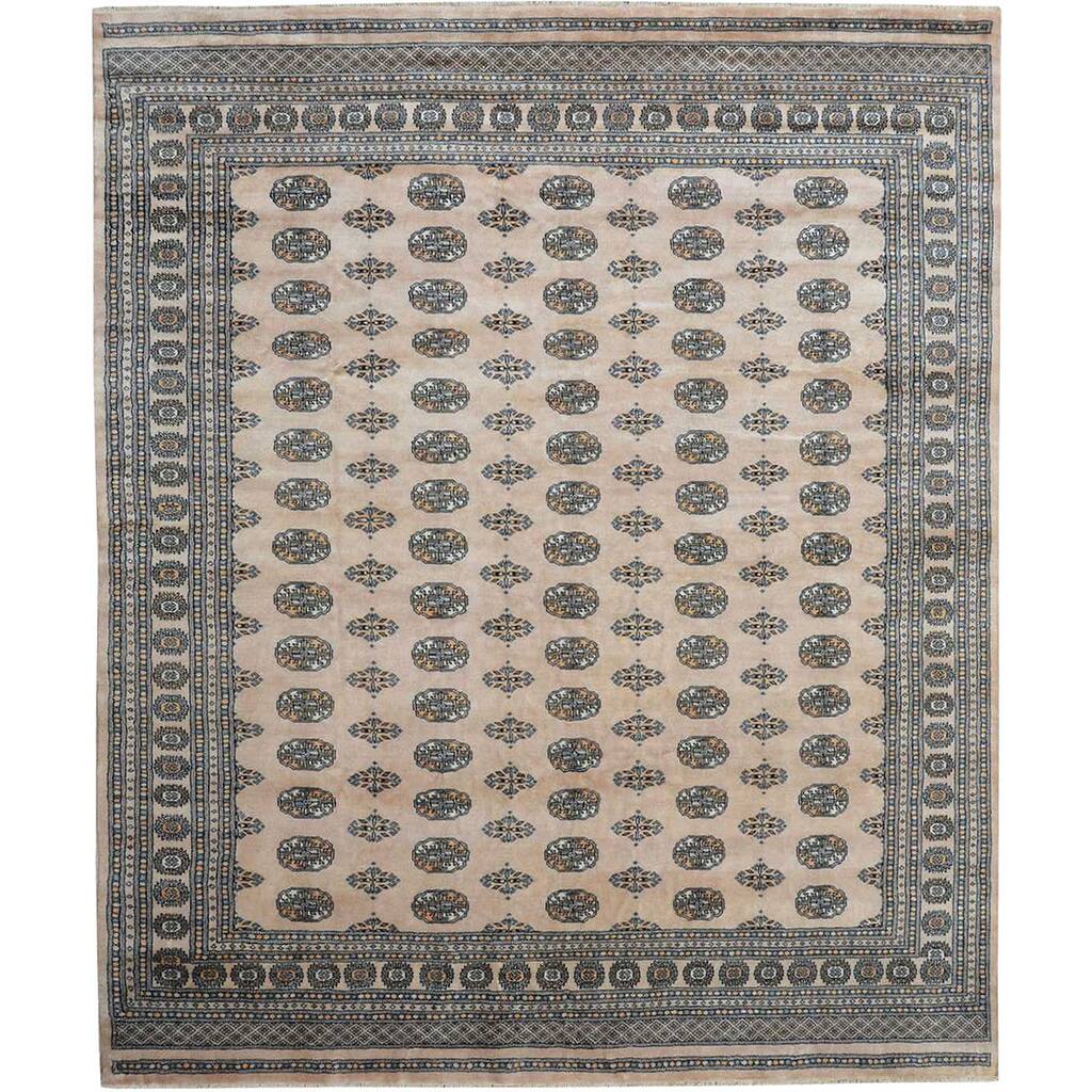 Oriental Rug Bokara Elephant Feet Design Wool Area Rug