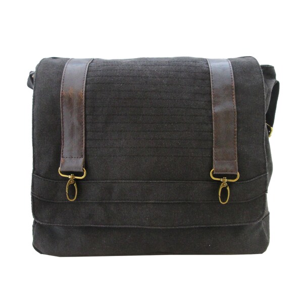 Shop Olivia Miller Canvas Messenger Bag - Free Shipping On Orders Over ...