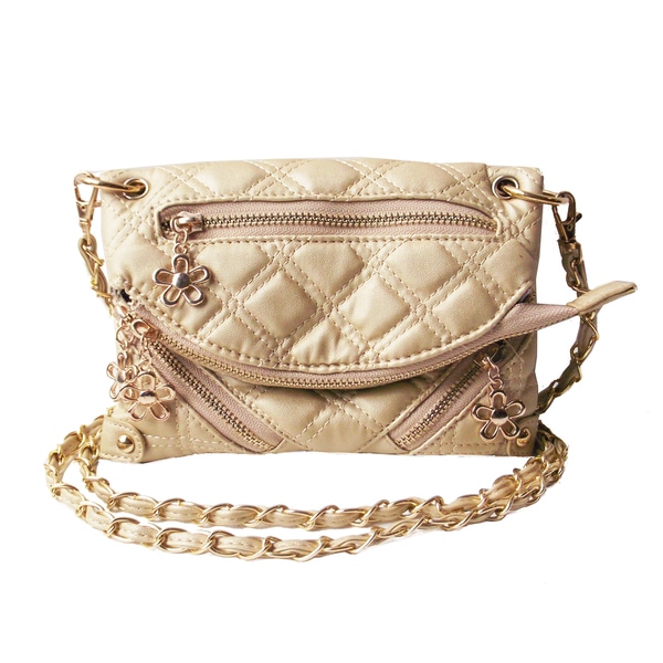 Olivia Miller Quilted Zipper Crossbody Club Bag