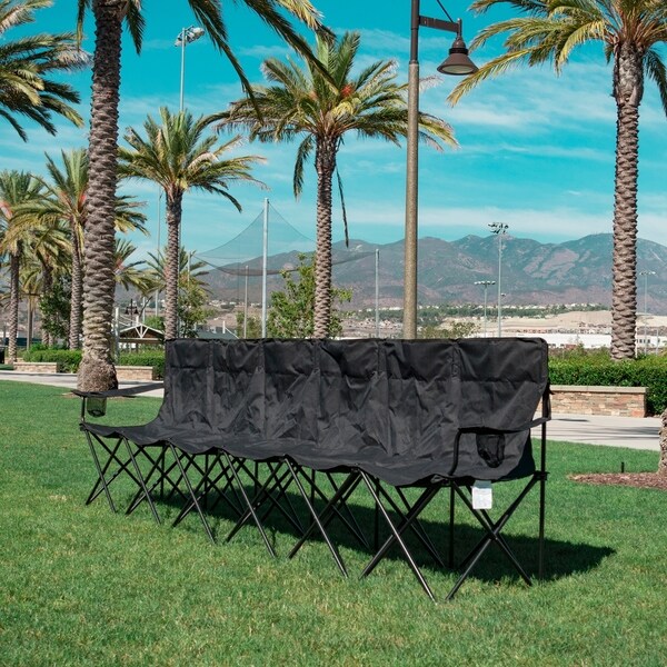 creative outdoor folding bench