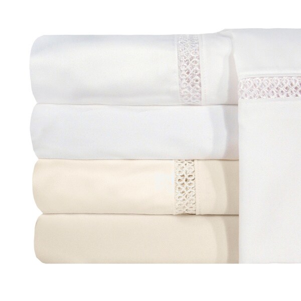 Grand Luxe Egyptian Cotton Duetta 1200 TC Deep Pocket Sheet Separates