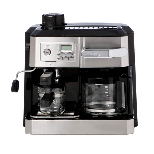 DeLonghi BCO330T Combination Drip Coffee, Cappucino and Espresso Machine  with Programmable Timer - Stainless Steel - Bed Bath & Beyond - 9751740